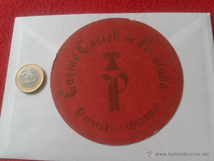 Coleccionismo: POSAVASOS COASTER TENGO MAS POSAVASOS VER LOTES CASINO CASTELL DE PERALADA GIRONA GERONA IDEAL COLEC