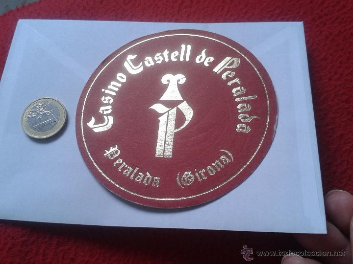Coleccionismo: POSAVASOS COASTER TENGO MAS POSAVASOS VER LOTES CASINO CASTELL DE PERALADA PERELADA GIRONA GERONA ID