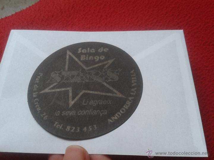 Coleccionismo: POSAVASOS COASTER TENGO MAS POSAVASOS VER LOTES SALA DE BINGO STARS ANDORRA LA VELLA PRAT DE LA CREU