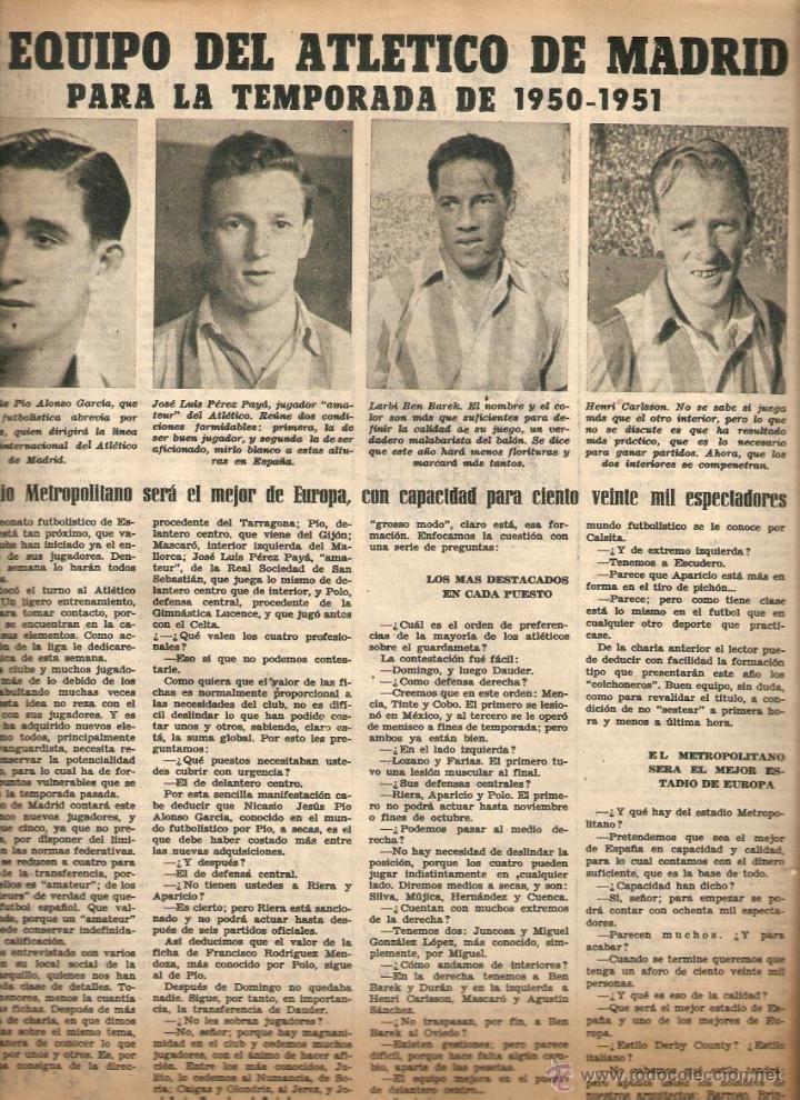 Collecting paper: A&Ntilde;O1950 MEDICINA CIENCIA VITAMINA B12 B-12 ANEMIA BATISTIN JINETE SIN PIERNAS EQUIPO ATLETICO MADRID