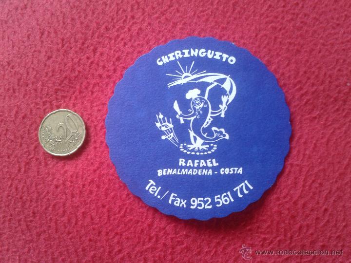 Colecionismo: POSAVASOS COASTER TENGO MAS POSAVASOS VER LOTES CHIRINGUITO RAFAEL BENALMADENA COSTA MALAGA IDEAL CO