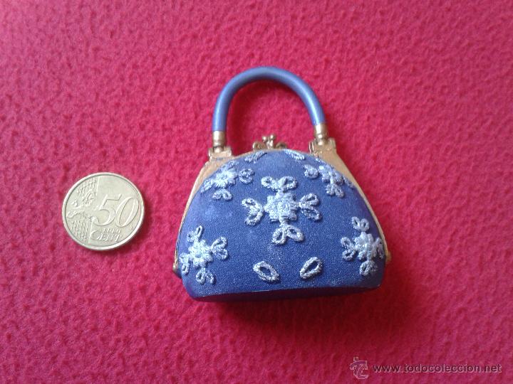 Coleccionismo: PRECIOSO PEQUE&Ntilde;O BOLSO EN MINIATURA DE CERAMICA, TERRACOTA, MARMOLINA O SIMILAR VER FOTOS Y DESCRIPC