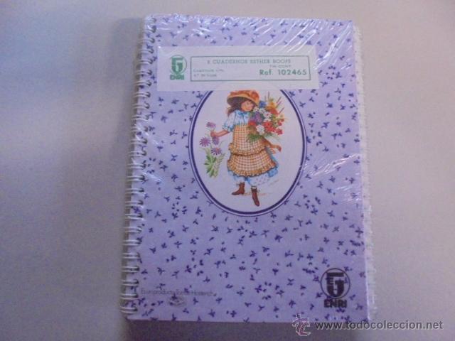 Collectionnisme: super lote 5 libretas cuaderno ENRI ESTHER BOOPS - PRECINTADAS - STOCK DE KIOSKO