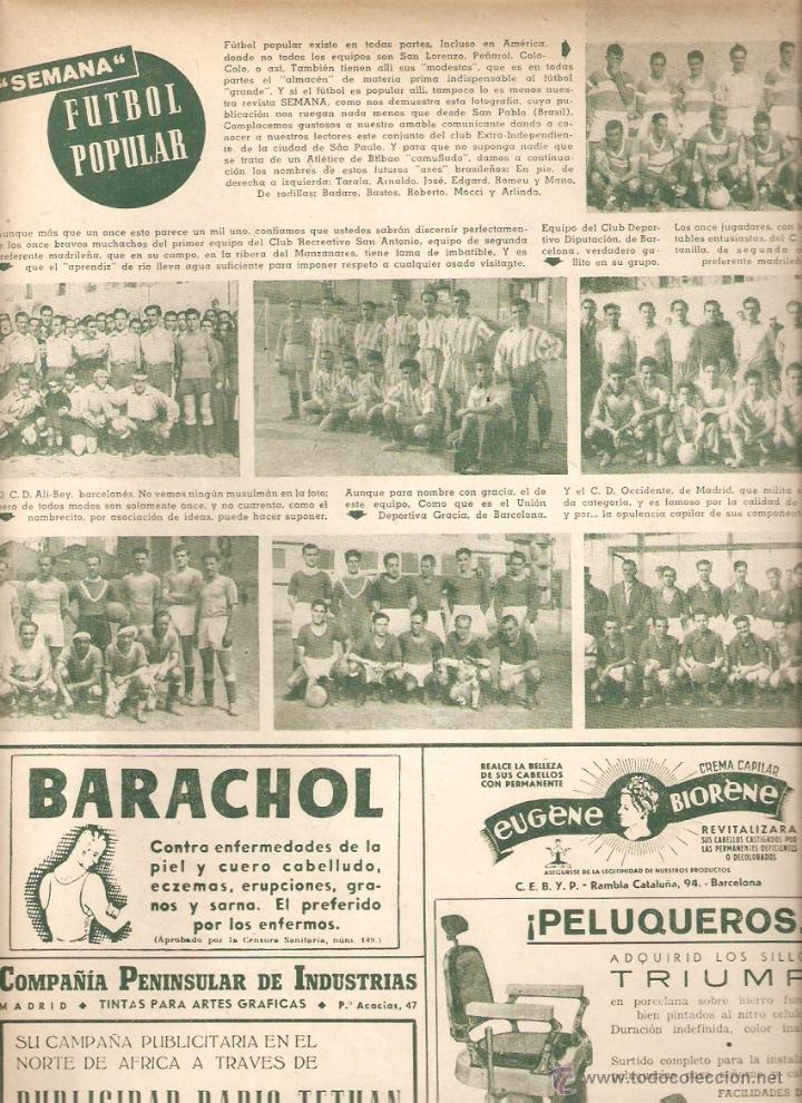 Collecting paper: 48 FUTBOL LOCAL QUINTANILLA OCCIDENTE RECREATIVO SAN ANTONIO MADRID ALI BEY UNION DEPORTIVA GRACIA