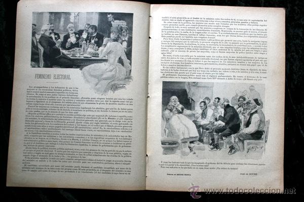 Coleccionismo: 1899 - FEMINISMO ELECTORAL - DERECHOS MUJER - Jos&eacute; de ROURE - DESDICHAS DE UN DIPUTADO