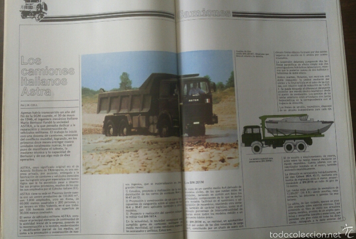 Collectionnisme: Reportaje camion italiano Astra de 1982