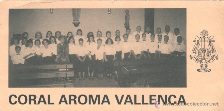 Coleccionismo: Folleto invitacion coral aroma vallenca - Valls - tarragona