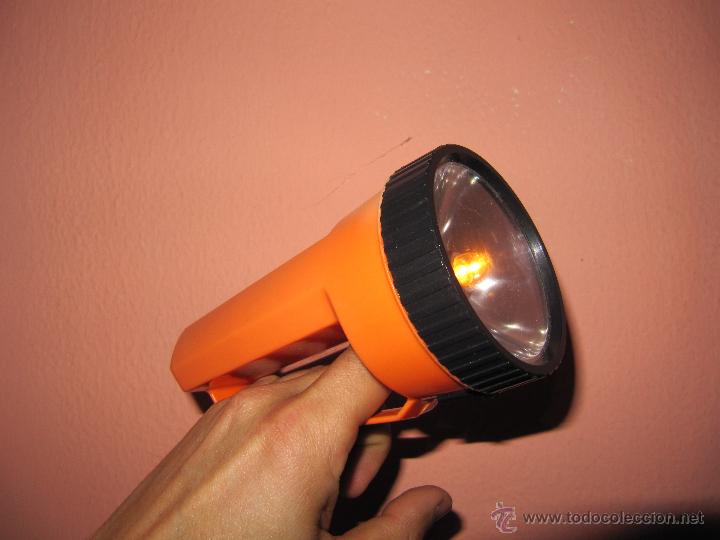 Coleccionismo: LINTERNA NARANJA - Foto 1