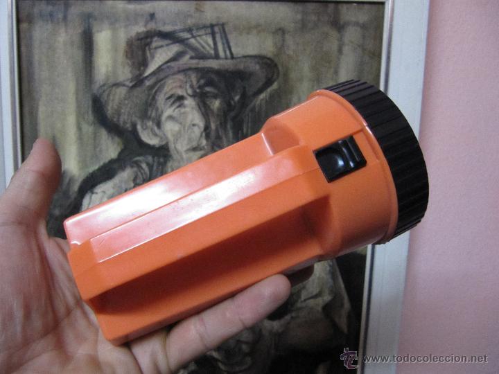 Coleccionismo: LINTERNA NARANJA - Foto 4