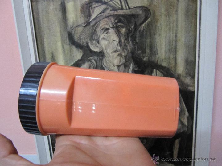 Coleccionismo: LINTERNA NARANJA - Foto 5