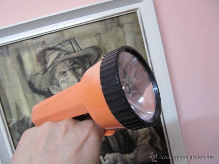 Coleccionismo: LINTERNA NARANJA - Foto 6
