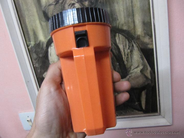Coleccionismo: LINTERNA NARANJA - Foto 8