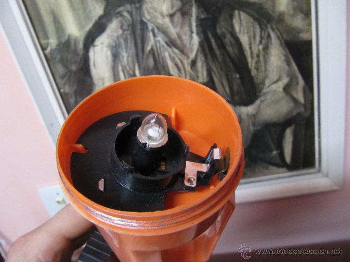 Coleccionismo: LINTERNA NARANJA - Foto 9