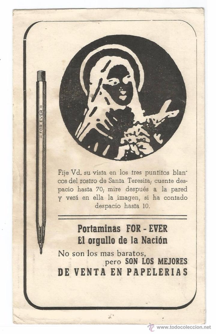 Coleccionismo: TARJETA PUBLICITARIA PORTAMINAS FOR-EVER