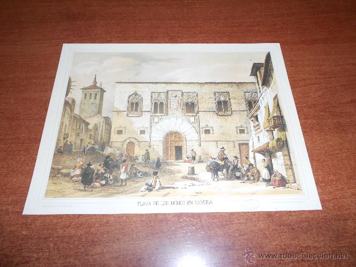 Coleccionismo: ILUSTRACI&Oacute;N J.P. VILLAAMIL, LITOGRAFIA FICHOT Y BAYOT: PLAZA DE LOS MOMOS EN ZAMORA