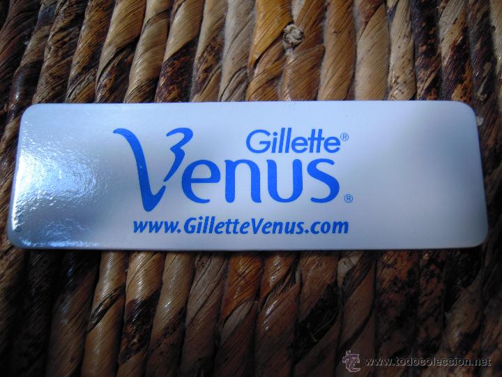 Coleccionismo: Im&aacute;n nevera Gillette Venus - Foto 1