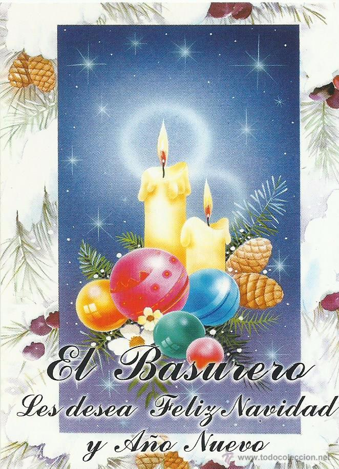 Coleccionismo: Antigua  Felicitaccion de navidad del Basurero