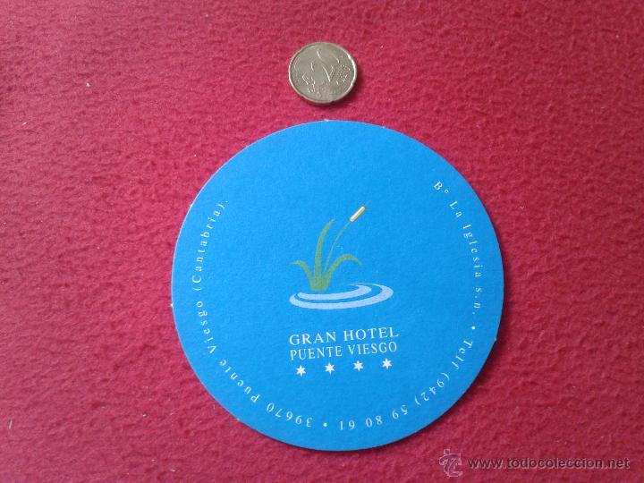 Collezionismo: POSAVASOS COASTER TENGO MAS POSAVASOS VER LOTES GRAN HOTEL PUENTE VIESGO CANTABRIA IDEAL COLECCION V