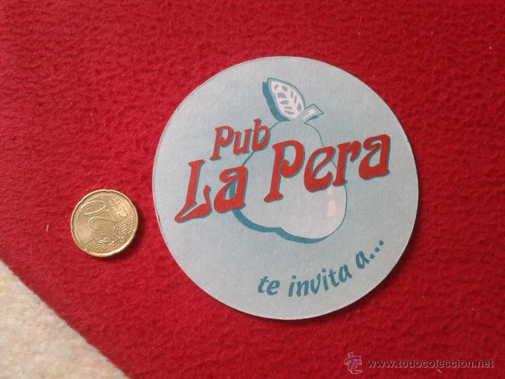 Collezionismo: POSAVASOS COASTER TENGO MAS POSAVASOS VER LOTES PUB LA PERA PERINES GRAN FIESTA 16 DE MAYO VER FOTO