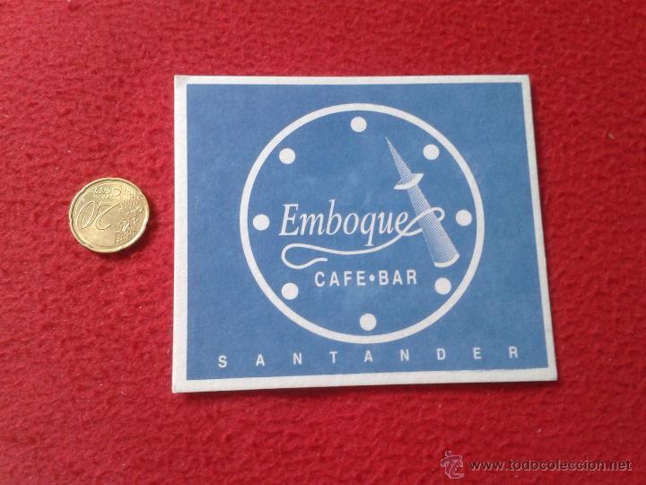 Colecionismo: POSAVASOS COASTER TENGO MAS POSAVASOS VER LOTES EMBOQUE CAFE BAR SANTANDER IDEAL COLECCION VER FOTO