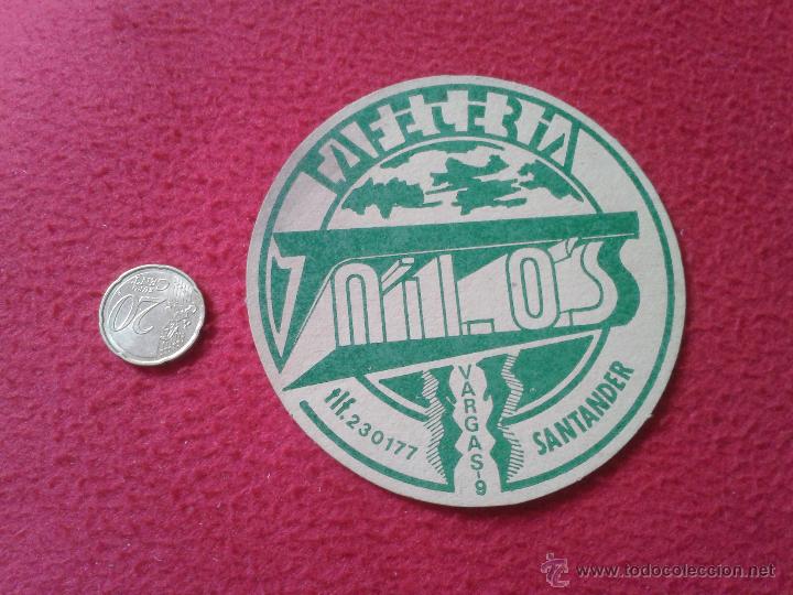 Colecionismo: POSAVASOS COASTER TENGO MAS POSAVASOS VER LOTES CAFETERIA NILO'S NILO NILOS VARGAS 9 SANTANDER IDEAL
