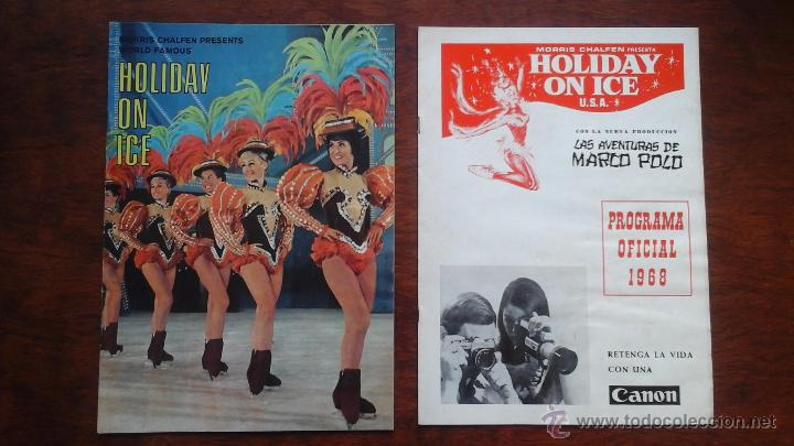 Coleccionismo: PROGRAMA HOLIDAY ON ICE U.S.A. . PROGRAMA OFICIAL 1968 - Foto 1