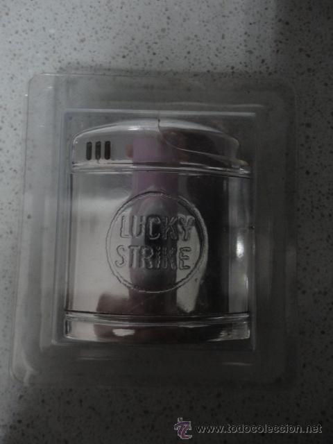 Coleccionismo: MECHERO METAL TABACO LUCKY STRIKE - Foto 1