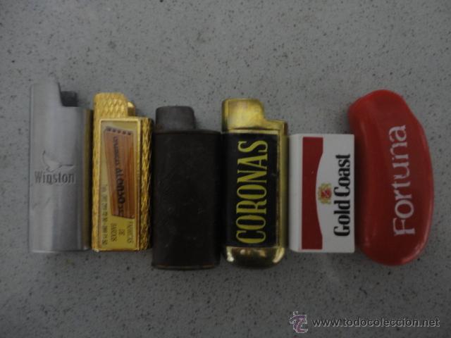 Coleccionismo: 6 FUNDAS PROPAGANDA PARA MECHEROS - Foto 1
