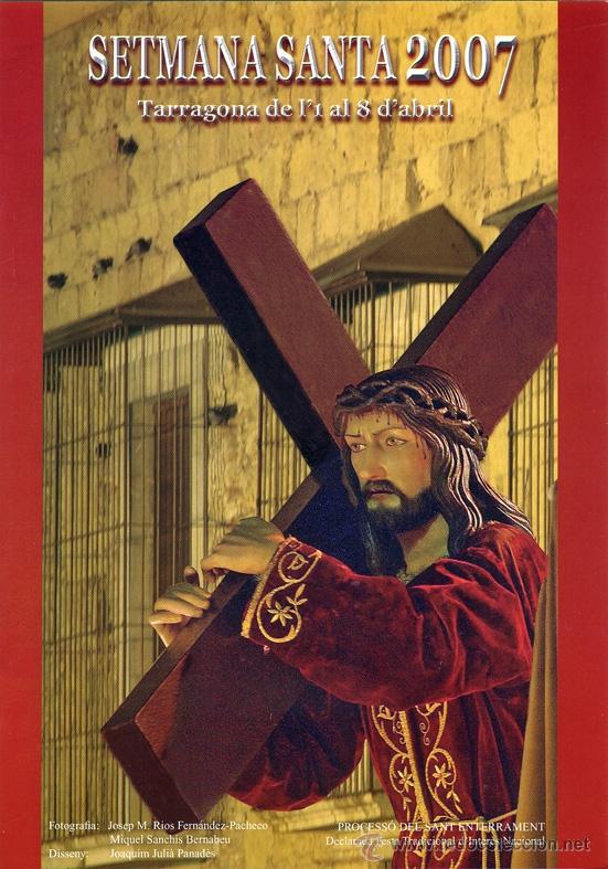 Coleccionismo: Programa semana santa tarragona 2007 - edita ayuntamiento