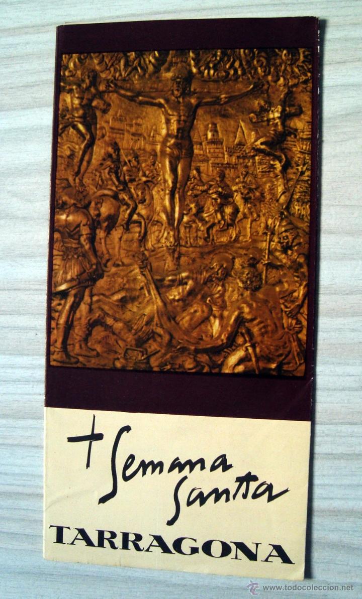 Coleccionismo: Programa triptico semana santa tarragona 1961 - completo