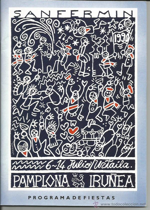 Coleccionismo: PROGRAMA DE FIESTAS DE SAN FERMIN - A&Ntilde;O 1990 - Foto 1