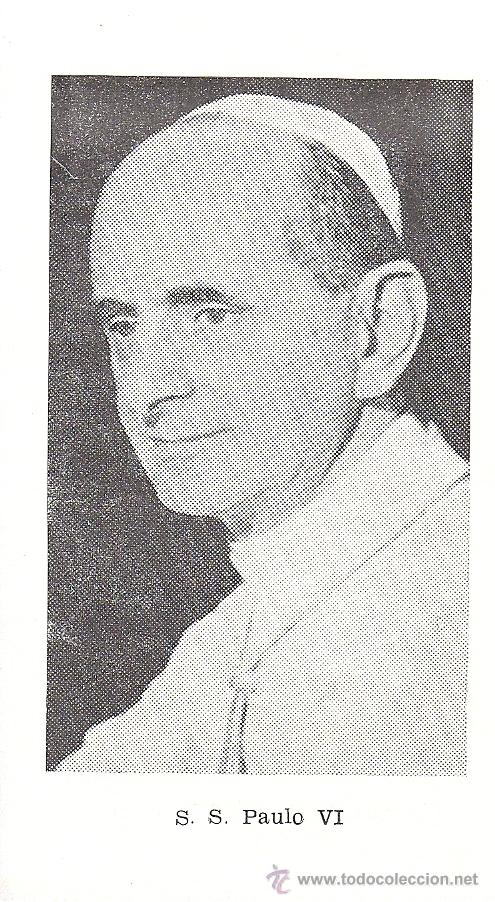 Coleccionismo: Estampa Pablo VI