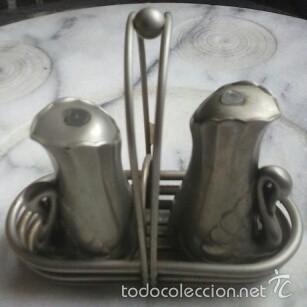 Coleccionismo: SAL Y PIMIENTA-CISNES-METAL. - Foto 1