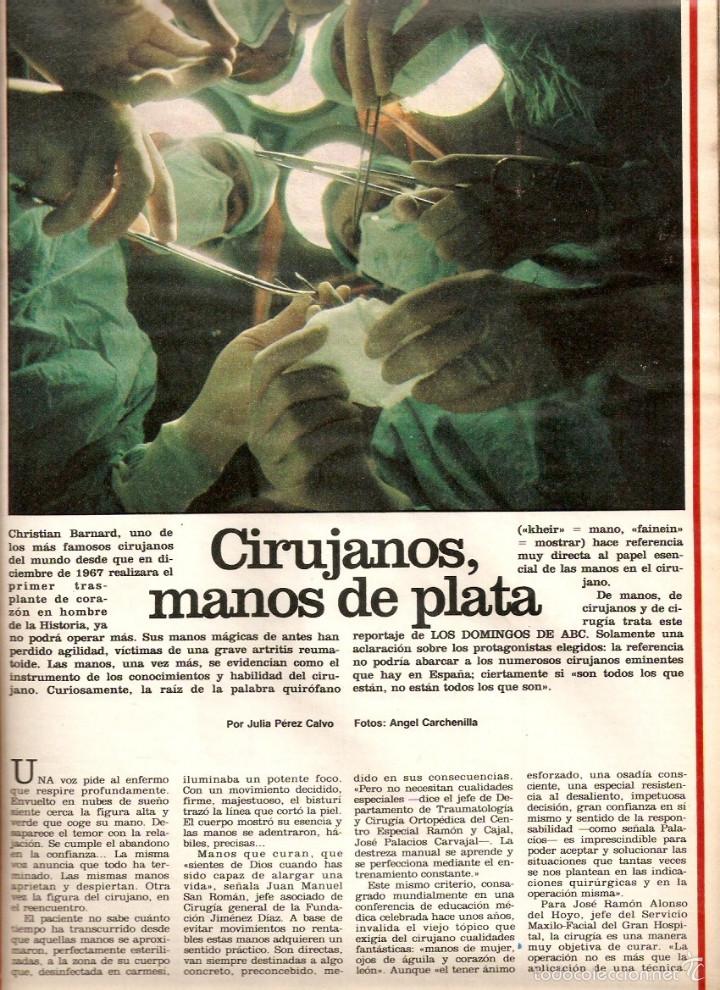 Sammelleidenschaft Papier: A&Ntilde;O 1982 MEDICINA CIRUGIA CIRUJANOS VILAR SANCHO GREGORIO RABAGO DOCTOR SAN ROMAN ALONSO DEL HOYO