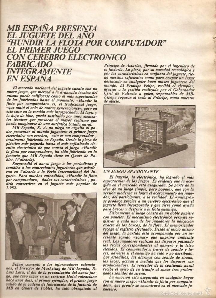 Collectionnisme: 1982 TIERNO GALVAN JUAN DE VILLANUEVA ARQUITECTURA MB JUGUETE HUNDIR LA FLOTA COMIC EL REY DEL GOL
