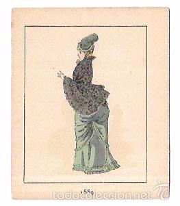 Coleccionismo: TARJETA PROBADOR DE PERFUME SIGLO XIX. A&Ntilde;O 1889.
