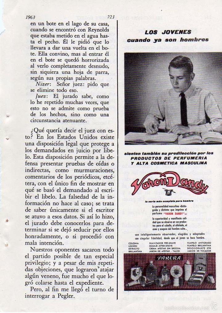 Coleccionismo: ANUNCIO PUBLICIDAD VARON DANDY - Foto 1