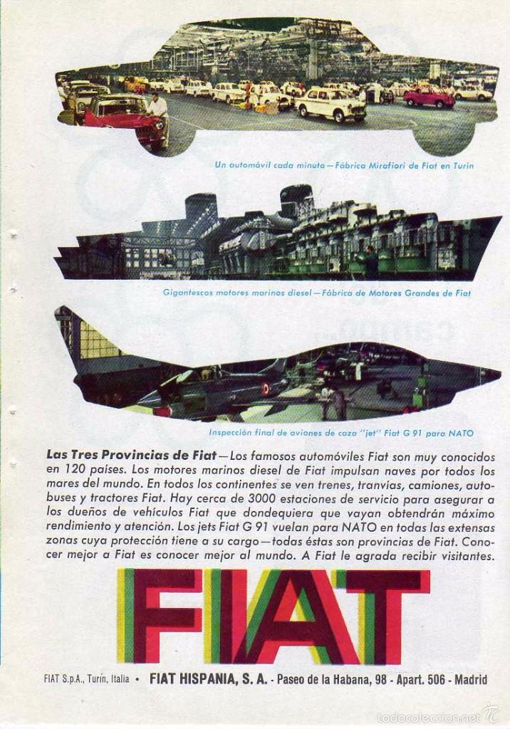 Coleccionismo: ANUNCIO PUBLICIDAD AUTOMOVILES FIAT