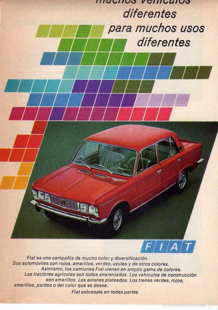 Coleccionismo: ANUNCIO PUBLICIDAD AUTOMOVILES FIAT
