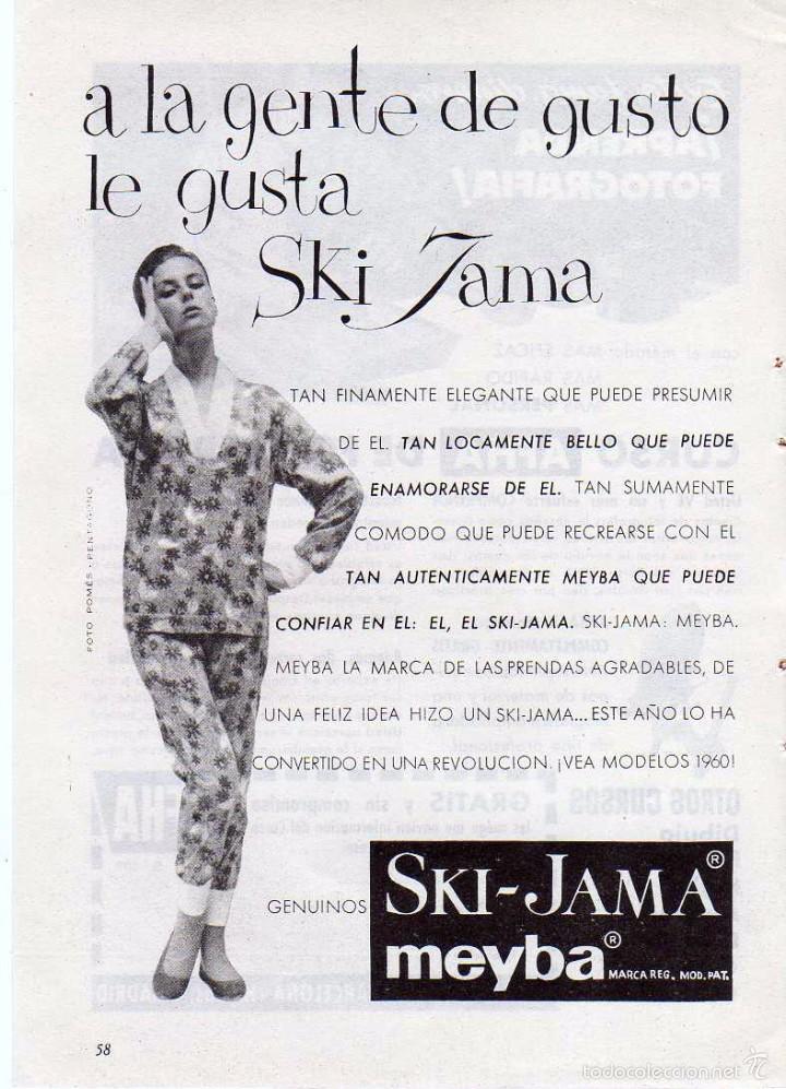 Coleccionismo: ANUNCIO PUBLICIDAD SKI JAMA MEYBA-CURSOS AFHA