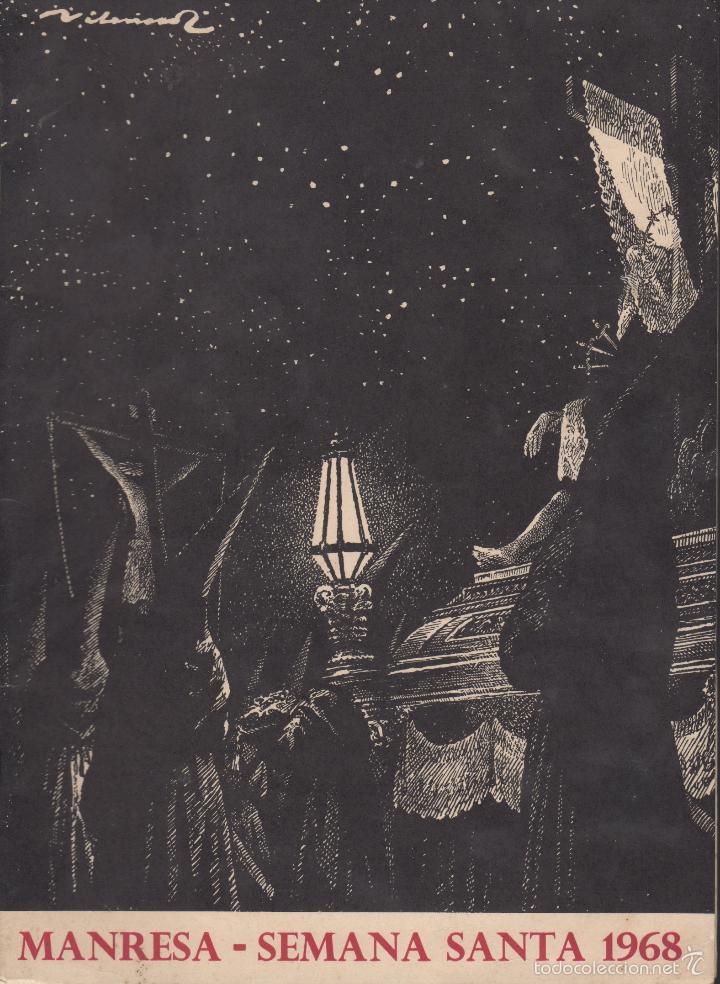 Coleccionismo: programa-boletin-revista de semana santa manresa 1963