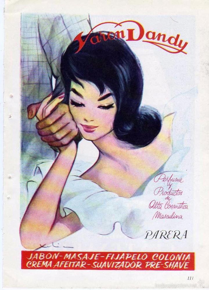 Coleccionismo: ANUNCIO PUBLICIDAD CO&Ntilde;AC CENTENARIO-PERFUME VARON DANDY - Foto 1
