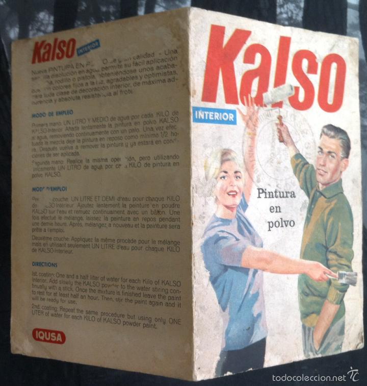 Coleccionismo: Carta de colores de pintura en polvo Kalso