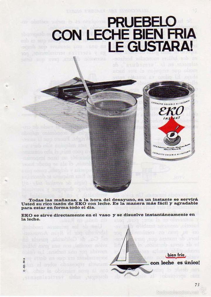 Coleccionismo: ANUNCIO PUBLICITARIO EKO - Foto 1