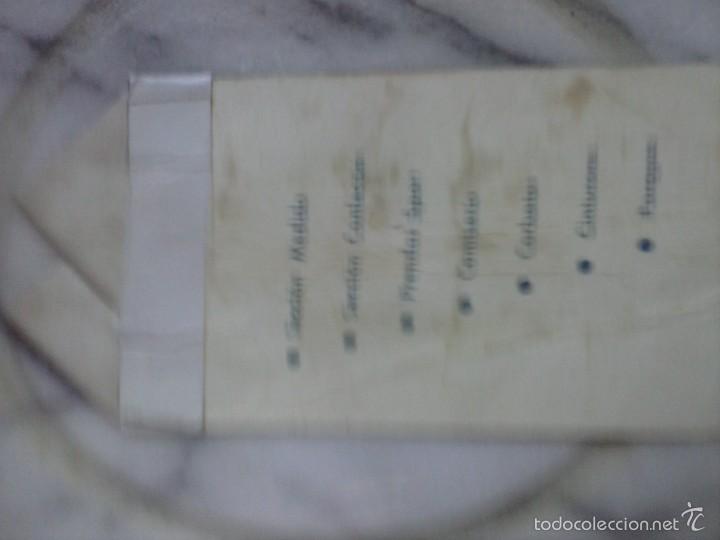 Coleccionismo: SASTRERIA INGLESA - REUS. - Foto 2