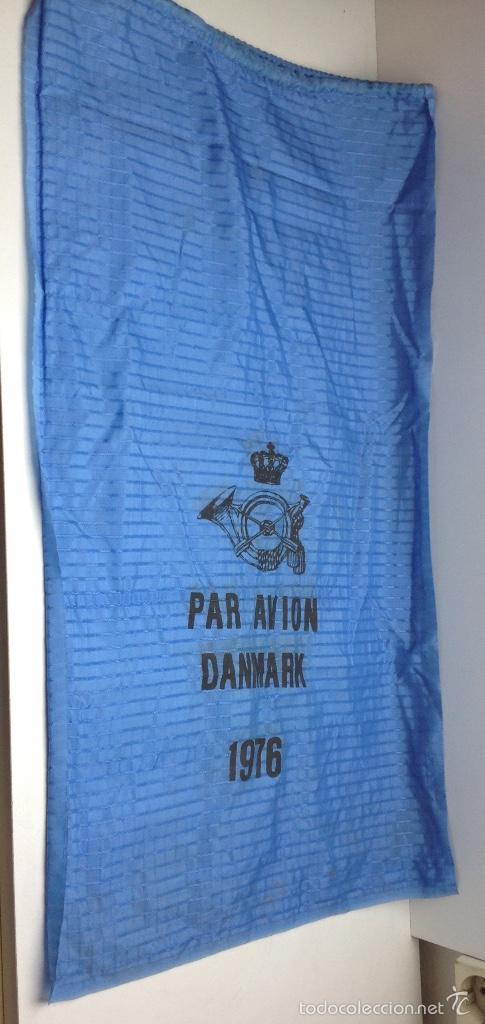 Coleccionismo: SACA DE CORREOS  CORREO DINAMARCA DANMARK 1976 PAR AVION