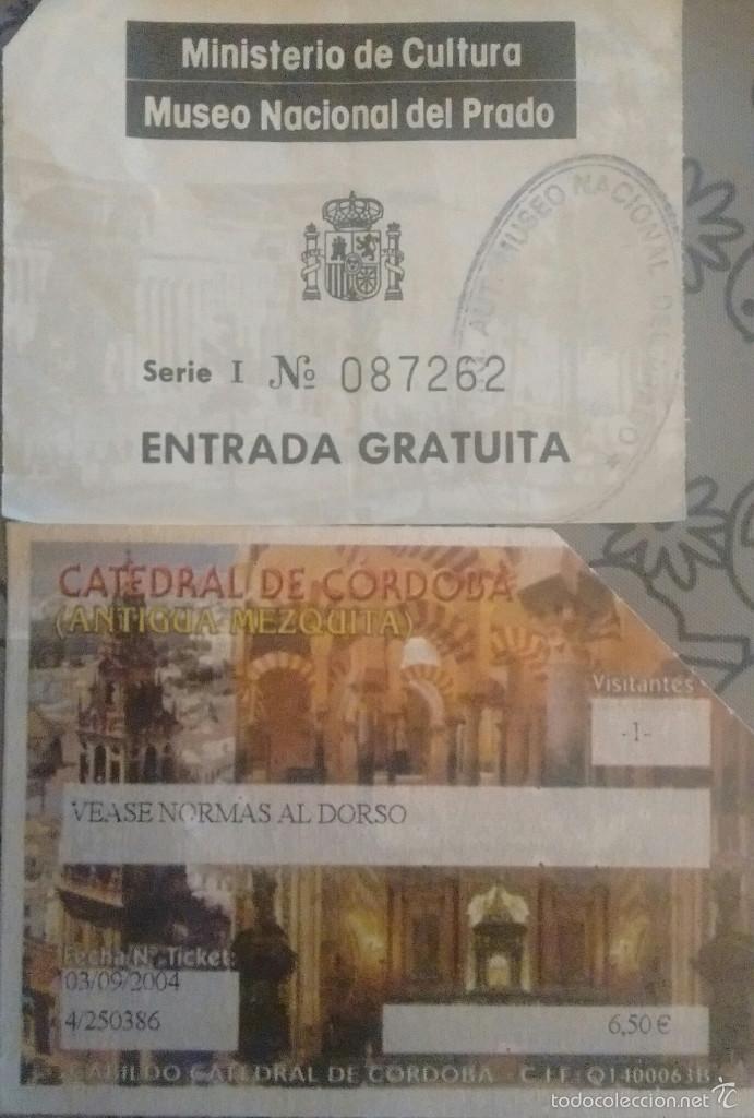 Coleccionismo: ENTRADA MUSEO DEL PRADO