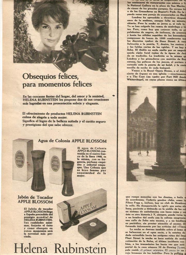 Collezionismo: A&Ntilde;O 1959 RECORTE PRENSA PUBLICIDAD COSMETICA PRODUCTOS HELENA RUBISTEIN APPLE BLOSSOM