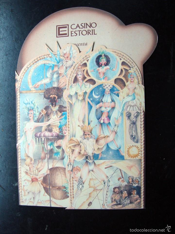 Coleccionismo: Programa folleto, casino Estoril, Portugal - os herois e o mar 1994