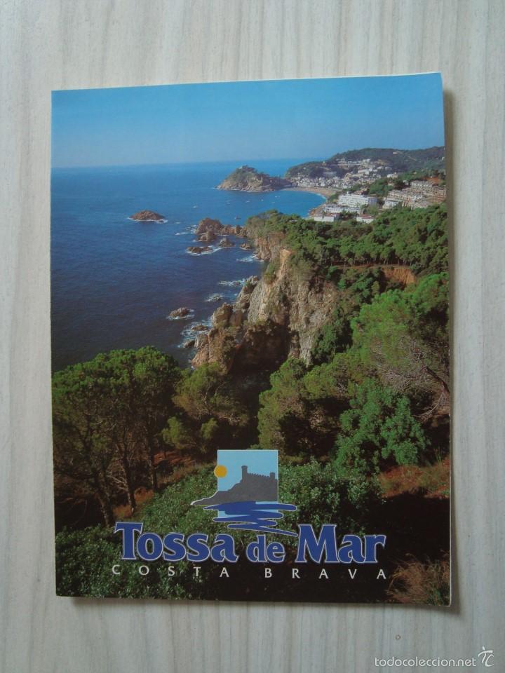 Coleccionismo: Folleto triptico de tossa de mar, costa brava - girona